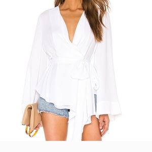 BCBGMaxazria | Wrap Blouse